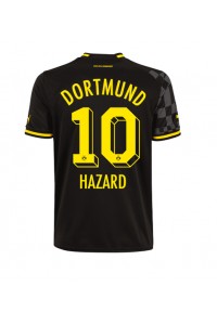 Fotbalové Dres Borussia Dortmund Thorgan Hazard #10 Venkovní Oblečení 2022-23 Krátký Rukáv
